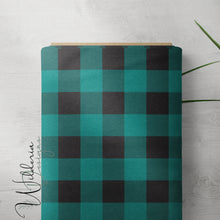 Load image into Gallery viewer, &quot;Woodland Dreams&quot; Buffalo Plaid - Teal
