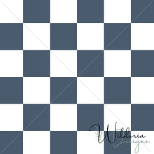 Load image into Gallery viewer, &quot;Emoji That!&quot; Checkers - Retro Blue
