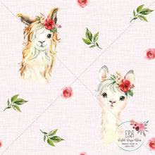 Load image into Gallery viewer, Floral Llama Linen Collection
