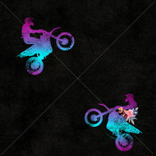 Load image into Gallery viewer, Dirt Bike Seamless Design - Purple
