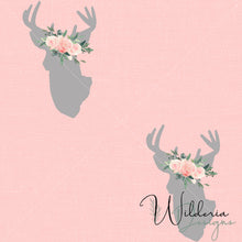 Load image into Gallery viewer, &quot;Woodland Dreams&quot; Floral Buck - Rose
