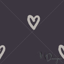 Load image into Gallery viewer, &quot;My Little World&quot; Collection Hearts - Plum
