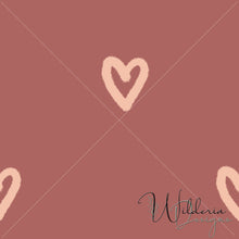 Load image into Gallery viewer, &quot;My Little World&quot; Collection Hearts - Dusky Rose

