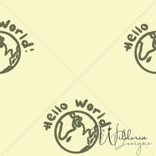 Load image into Gallery viewer, &quot;My Little World&quot; Collection Hello World
