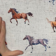 Load image into Gallery viewer, Wild Horses - Cotton Lycra
