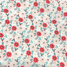 Load image into Gallery viewer, Mini Scale - Winter Florals - Cotton Twill
