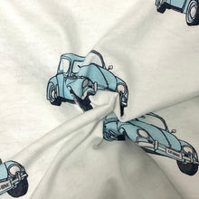 Load image into Gallery viewer, Vintage Cars - 100% Tshirt Knit - Blue
