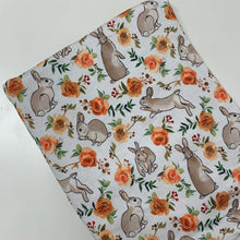 Load image into Gallery viewer, Floral Bunnies - Cotton Lycra
